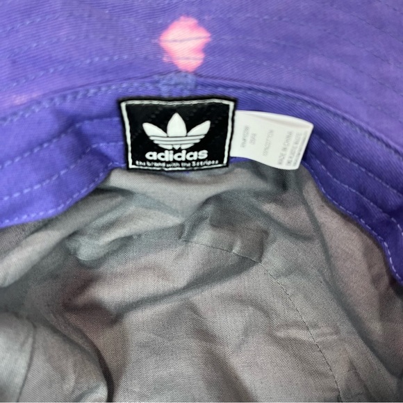 ADIDAS Women's Reverse Dye Bucket Hat Pulse Lilac Purple Y2K - Picture 6 of 6